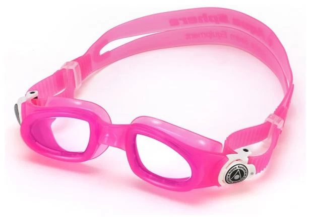 Aqua Sphere Moby Kid Clear Lens Pink-White 2 Aqua Sphere Moby Kid Clear Lens Pink-White – Image 2