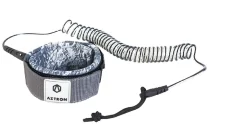Aztron 8' Basic Coil Leash Gray