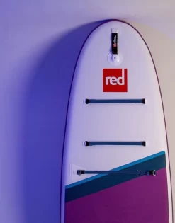 Red Paddle Co. Red Paddle Co 10'6 Ride MSL Inflatable SUP + Cruiser Tough Paddle White-Purple-Dark Blue -Promos Surf Magasin red paddle co 10 6 ride msl inflatable sup hybrid tough paddle white purple dark blue 3
