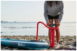 Red Paddle Co. Red Paddle Co 12’8 Sport MSL Inflatable SUP White-Blue-Dark Blue -Promos Surf Magasin red paddle co 12 6 sport msl inflatable sup white blue dark blue 7