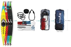 Trak 2.0 Kayak -Promos Surf Magasin trak 2 0 kayak bright green on black deck bright green on black deck 1