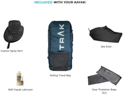 Trak 2.0 Kayak -Promos Surf Magasin trak 2 0 kayak bright green on black deck bright green on black deck 2