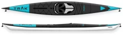 Trak 2.0 Kayak -Promos Surf Magasin trak 2 0 kayak light blue on black deck light blue on black deck 0